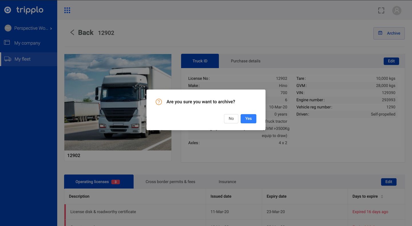 Archive a Truck Archive a Truck